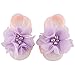ZHW Children Foot Flowers Pearl Baby Girls Barefoot Sandals (10 Pack)