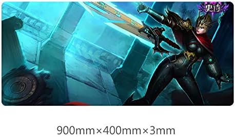 BEP Oversized Office Gaming Mouse Pad (400 X 900 X 3mm) LOL Riven Mouse Pad