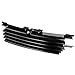 Compatible with VW Volkswagen Jetta ABS Plastic Front Grille (Black) - 4th Gen A4 Typ 1J Mk4