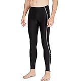 4ucycling Men's Gel Padded Compression Cycling Tights Pants Black