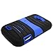 AIMO Rugged Wave Armor Case w/ Built-in Kickstand for ZTE Reef N810 [Virgin Mobile]