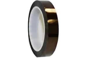 Tapes Master - 3/4" x 36 Yds - 1 Mil Polyimide High Temperature Heat Resistant Heat Transfer Thermal Electrical Insulation Tape