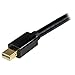 StarTech.com 6ft Mini DisplayPort to HDMI Cable - 4K 30hz Monitor Adapter Cable - mDP PC or Macbook to HDMI Display (MDP2HDMM2MB) Black
