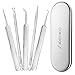 Blackhead Extractor,Oak Leaf 5 PCS Blackhead Removal Tool Kit for Comedones Ane