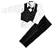 Black n Bianco Boys Infant and Toddlers Black Tuxedo Size 2T