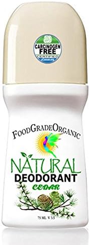 Organic &amp; Natural Healing Deodorant for Men &amp; Women Carcinogen-Free Aluminum-Free Alcohol-Free Gluten-Free Detox Deodorant for Adults &amp; Children Unisex Healthy Paleo Vegan Rollon 24(Cedar)