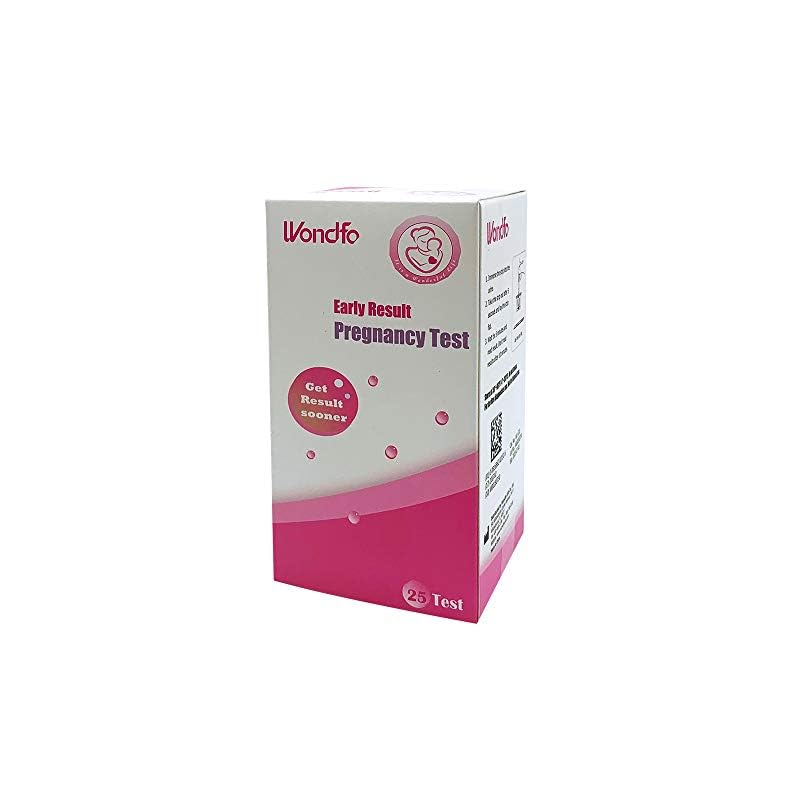 Wondfo Pregnancy Test Strips Early Detection – Extra Sensitive 10 MIU/ML HCG Early Predictor Kit (25 Count)