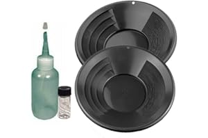 Sluice Monkey 12" Black Gold pan panning kit.