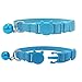 Blaoicni Cat Collars Nylon Soft Colorful Adjustable Breakaway Safety Kitten Collars with Bell 6pcs/set
