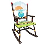 Fantasy Fields - Enchanted Woodland Thematic Kids Wooden Rocking Chair | Imagination Inspiring Hand Crafted & Hand Painted Details   Non-Toxic, Lead Free Water-based Paint