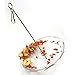 QBLEEV Bird Food Holder，Parrot Foraging Toy for Birdcage，Bird Acrylic Feeding Bowls with Stainless Steel Skewer，Pet Fruit Seed Nuts Feeder for Conure Cockatiel African Grey (S-4.7″ Length)thumb 1