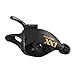 SRAM XX1 Eagle 12-Speed Trigger Shifter with Discrete Clamp, Black with Gold Logo