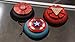 K.Shop Fidget Spinner Iron Man, Spider Man & Captain America, Smooth Custom Round Hand Spinners with Ceramic Bearing, Metal and Durable. Stress Reducer Toy & Perfect for ADHD, ADD, Anxiety (3 Pack)