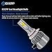 ECCPP 9006/HB4 LED Headlight Bulb Hi/Lo Beam White Fog Lights Conversion Kit - 80W 6000K 10400Lm - 3 Year Warranty(Pack of 2)