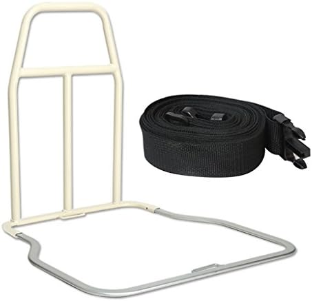 Bed Rails Aluminum Alloy Bed Rails,Bed Side Handrail, Getting up Booster Bracket Handicap,Bed Assist Rail for Elderly Adults and Pregnant Woman