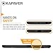 KAPAVER® Xiaomi Mi Max 2 Back Cover Case Premium Tough Rugged Solid Black Shock Proof Slim Armor Back Cover Case for Xiaomi Mi Max 2