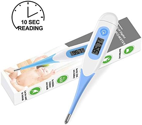 Thermometer, Best Digital Thermometer Medical for Fever Armpit and Oral Thermometer for Kids, Baby, Adults Armpit Digital and Accurate (Blue)