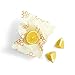 Bee's Wrap Small 3 Pack, Eco Friendly Reusable Food Wraps, Sustainable Plastic Free Food Storage, Each Wrap Measures 7