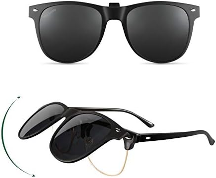 glasses with clip on sunglasses