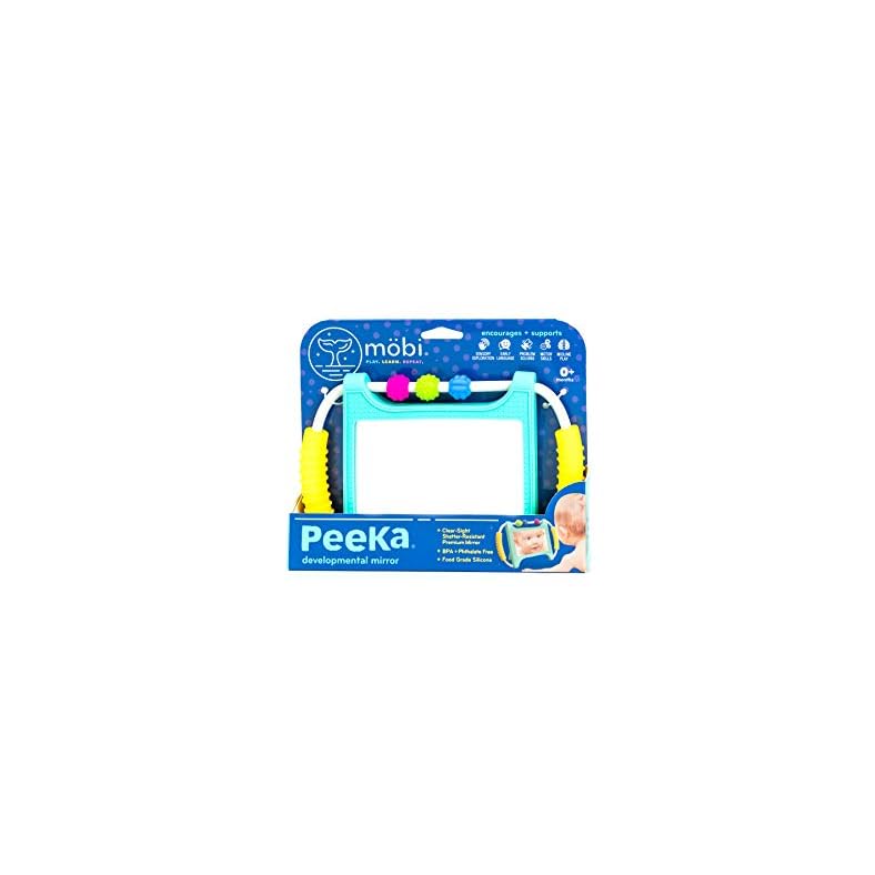 MOBI PEEKA TUMMY TIME MIRROR – Baby Essentials for your baby – Tummy Time Mat – Baby Toy 0-6 months – Shatterproof…