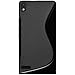 Amzer AMZ95897 Dual Tone TPU Hybrid Skin Fit Case Cover for Huawei Ascend P6 - Retail Packaging - Black