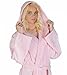 Arus Women's Hooded Classic Bathrobe Turkish Cotton Robe, Small-Medium, Pink