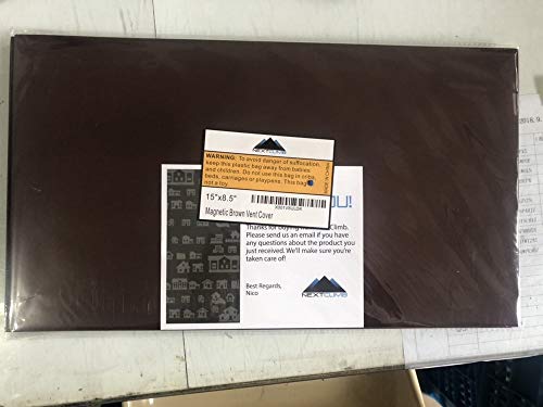Brown Magnetic Vent Covers for Home Floor Extra Thick Magnet Sheet Heat  Air Registers for RV, Noise Canceling Home HVAC Duct Blocker, AC Furnace
