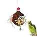 kathson Bird Foraging Toys, Cockatoo Shredding Chew Toys Preening Coconut Paper Shredder Ball for Conures Parrots Parakeets Cockatiels Macaws Finches African Grey Budgies Lovebirdsthumb 2