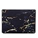 HDE Plastic Hard Case and Keyboard Cover for MacBook Pro 13 (Non Retina) Snap On Protective Hard Shell Black Marble Design Fits Old MacBook Pro 13 Inch Model A1278 with CD Drive (Black Gold Marble)
