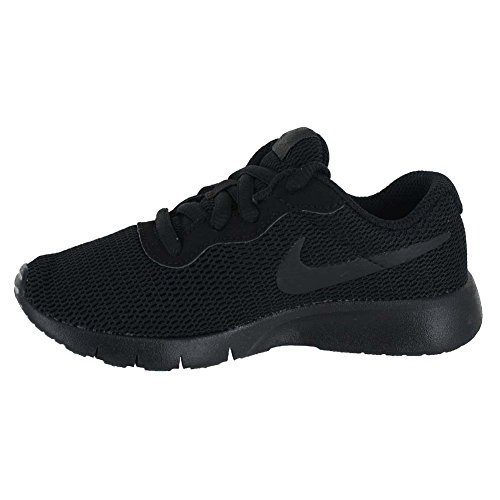 Nike Boy's Tanjun Running Sneaker, Black/Black 11C