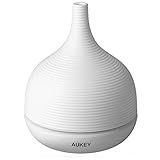 AUKEY Essential Oil Diffuser, 500ml Aroma Humidifier with 4 Timer Settings, Mist Modes and 7 Color Changing LED Lights