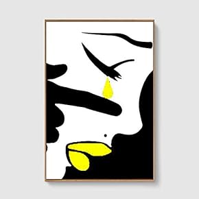 Framed Canvas Home Artwork Decoration Lines Art Canvas Wall Art for Living Room, Bedroom - 16x24 inches