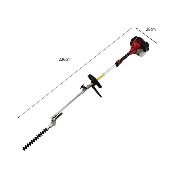 5 in 1 Benzin-Multiwerkzeug 52cc Gartenwerkzeug Multitool 5 Aufsätze - Rasentrimmer Dickichtschneider Heckenschere… – Bild 5