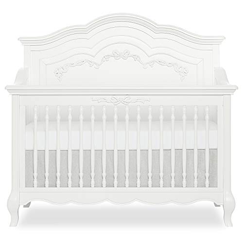 Evolur Aurora 5-in-1 Convertible Crib - Winter Frost