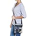 Small Clear Cross-Body Messenger Shoulder Bag Long Strap - Pro Football Stadium Approved Clear Purse