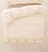 Flber Tufted Tassel Duvet Cover Lattice Boho Bedding,King Size, 96inx104in