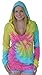Sunward Women's Tie Dye Burnout Hooded Top