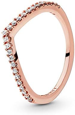 Amazon.com: Pandora Jewelry Sparkling Wishbone Cubic Zirconia Ring