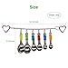 LiMio African Gray Bird Toy, Toys for Parrot in Cage, Stainless Colorful Bird Spoon Toys Suggested for Cockatoo Conures Macaw and Amazon Parrots to Chewingthumb 3