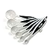 Norpro, White Grip-EZ 6-Piece Measuring Spoons Set, One Size