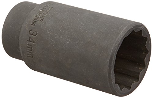 CTA Tools A431 Axle Nut Socket - 34-Millimeters x 12-Point