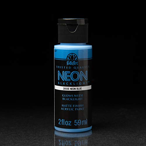 FolkArt Neon Glow Acrylic Paint Set, 2 oz, 8 Fl Oz Pricepulse