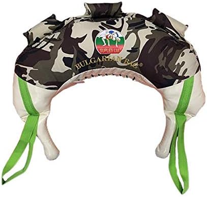 Suples Unisex - Adult Bulgarian Bag Canvas 8kg, Green Camouflage, S
