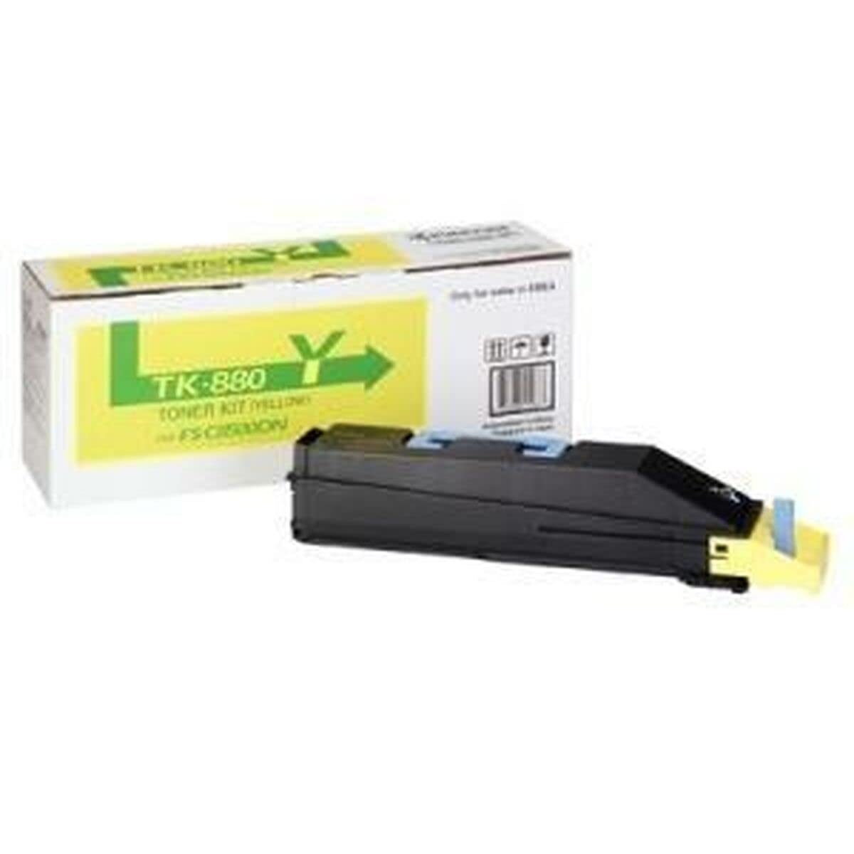 Kyocera Toner Cartridge TK-880 Y - YELLOW - 18.000 Pages Ultra High Capacity Genuine Premium Printer Toner - 1T02KAANL0 - 0T2KAANL - for FS-C8500DN