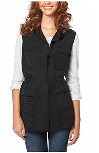 Buffalo David Bitton Women's Lightweight Vest (M, Black)