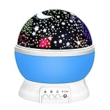 2-12 Year Old Boy Gifts, Our day Night Light Moon Star Projector Best Gift for Kids 2-12 Year Old Girl Gifts Easter Toys for 2-12 Year Old Boys Toys Gifts Blue