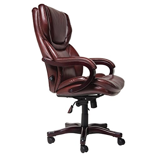 Serta Executive Office Chair in Black Bonded Leather PROMOTELABS