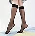 Women's 12 Pack Silky Sheer Knee High Trouser Socks Reinforced Toe(Skin)