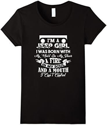 Women's I'm A Jeep Girl T Shirt Large Black