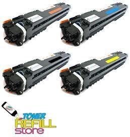 Toner Refill Store â„¢ 4 Pack CE310A CE311A CE312A CE313A 126A Toner Set for HP CP1025nw CP1025 M175nw